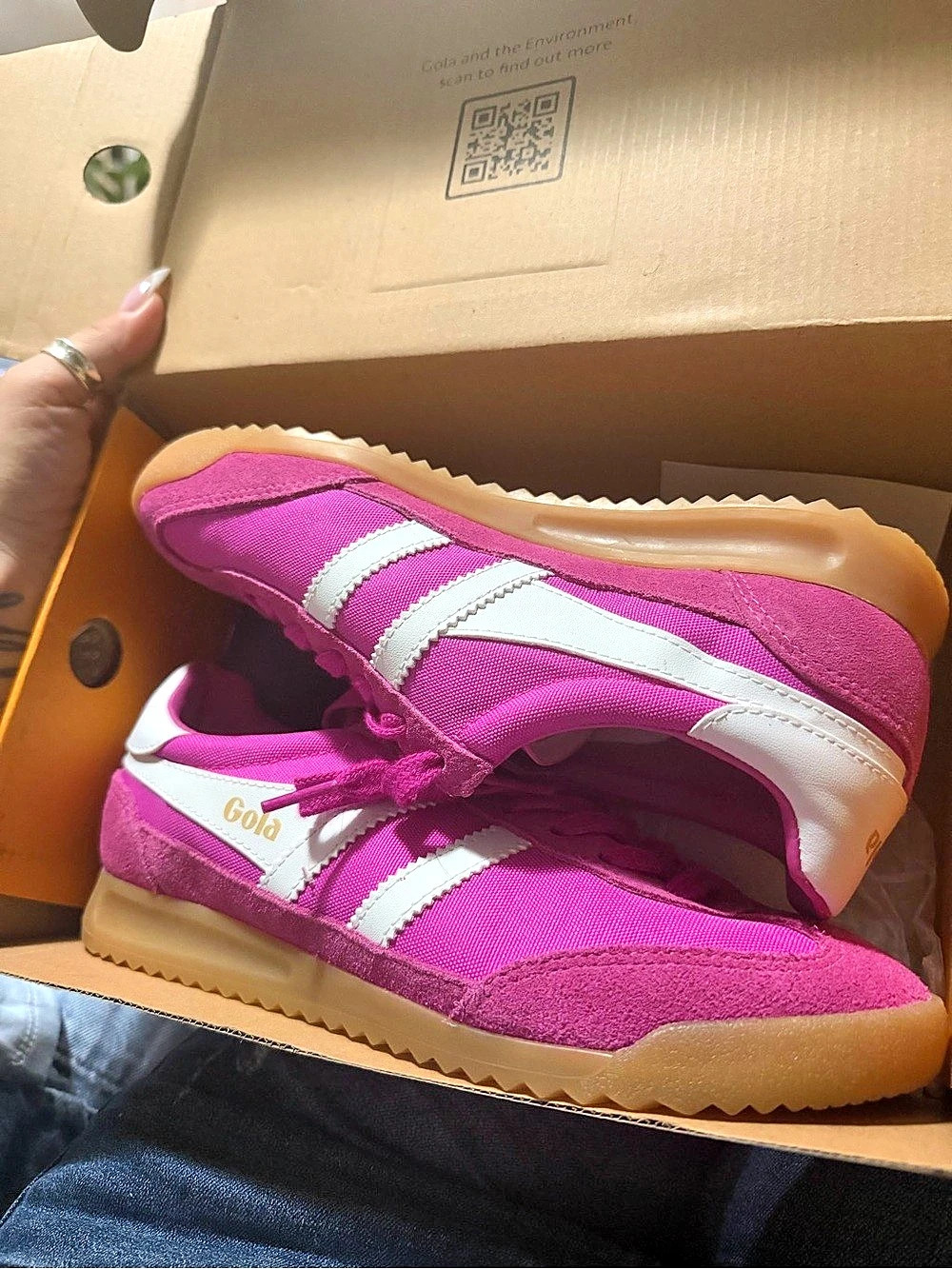 Gola Elan Sneaker Women's Pink & White Sneakers New in box